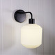 Textured Opal Glass Wall Light E27 25W Textured Opal Glass Wall Light E27 25W